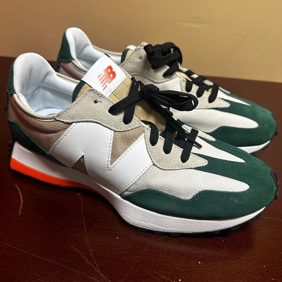 New Balance Mens Multicolor Suede 327 Lace Up Marathon Running